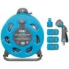B&M Rolson Hose Reel With Stand 20m 1 B&M Rolson Hose Reel With Stand 20m -Outdoor Garden Store 234003 rolson 20m hose stand set with 6 function spray gun set blue 2