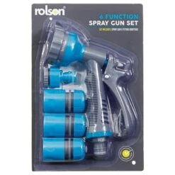 B&M Rolson Hose Reel With Stand 20m 17 B&M Rolson Hose Reel With Stand 20m -Outdoor Garden Store 234003 rolson 20m hose stand set with 6 function spray gun set blue