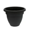 B&M Bell Pot Black Planter 35cm -Outdoor Garden Store 256223 Bell Pot Black Planter 35cm 1