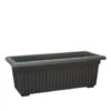 B&M Black XL Trough Planter 70cm -Outdoor Garden Store 256228 70cm sovereign trough planter1