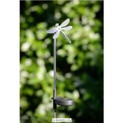 B&M Colour Changing Solar Stake Light - Dragonfly -Outdoor Garden Store 286951 colour changing stake solar light dragonfly 5
