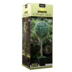 Solar Powered Topiary Tree - White LED 70cm -Outdoor Garden Store 286968 70cm solar topiary ball string lights1