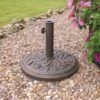 Naples Metal Parasol Base -Outdoor Garden Store 306817 naples parasol base1