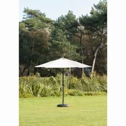 Crank Handle Parasol 2.7m - Cream 7 Crank Handle Parasol 2.7m - Cream -Outdoor Garden Store 318793 2 7m crank handle parasol cream