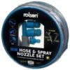 Rolson 15m Hose & Spray Nozzle Set 4pk -Outdoor Garden Store 318921 rolson 15m hose and spray nozzle set blue1