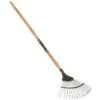 Rolson Ash Wood Leaf Rake -Outdoor Garden Store 330079 rolson leaf rake ash wood handle 21