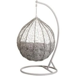 B&M Siena Hanging Egg Chair 11 B&M Siena Hanging Egg Chair -Outdoor Garden Store 331302 hanging egg chair