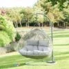 B&M Siena Hanging Snuggle Egg Chair -Outdoor Garden Store 331304 siena hanging snuggle egg chair11