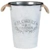 B&M Galvanised Flowers & Garden Bucket 2 B&M Galvanised Flowers & Garden Bucket -Outdoor Garden Store 331385 flowers and garden galvanised tall bucket 2
