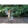 Solar Powered Garden Fairy With Wind Chime -Outdoor Garden Store 331455 garden fairy with solar crackle ball and windchime