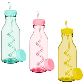 B&M Little Safari Kids Retro Tumbler & Straw - Pink 4 B&M Little Safari Kids Retro Tumbler & Straw - Pink - Image 2