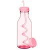 B&M Little Safari Kids Retro Tumbler & Straw - Pink -Outdoor Garden Store 332536 retro bottle with swirly straw and extra lid pink