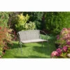 B&M Valencia Rattan Effect Bench -Outdoor Garden Store 332610 venice rattan effect bench