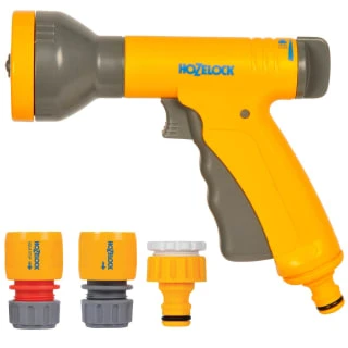B&M Hozelock Watering Spray Gun Starter Set 3 B&M Hozelock Watering Spray Gun Starter Set