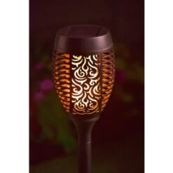 Morocco Flame Effect Torch Stake 5 Morocco Flame Effect Torch Stake -Outdoor Garden Store 341961 solar post lights morocco large 21