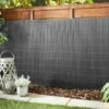 B&M Artificial Bamboo Cane Screening 4 X 1m - Grey -Outdoor Garden Store 342461 all purpose artificial bamboo cane screening grey 2