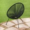 String Chair - Vancouver -Outdoor Garden Store 353322 black hawaii string chair