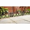 Edwardian Border Fence 4pk 1 Edwardian Border Fence 4pk -Outdoor Garden Store 353524 4pk edwardian criss cross border fence