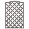 Curved Framed Diamond Trellis - Grey -Outdoor Garden Store 353572 framed rounded trellis 90x60cm
