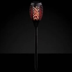 Morocco Solar Light Post -Outdoor Garden Store 353593 morocco flame effect torch stake 48cm 3