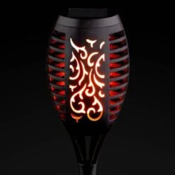 Morocco Solar Light Post -Outdoor Garden Store 353593 morocco flame effect torch stake 48cm 4