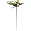 B&M Glitter Stake - Green Butterfly -Outdoor Garden Store 353659 glitter stakes butterfly green