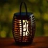 Morocco Flame Effect Solar Lantern 2 Morocco Flame Effect Solar Lantern -Outdoor Garden Store 353736 morocco solar lantern