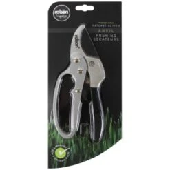 Rolson Signature Anvil Pruning Secateurs - Black