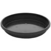 B&M Saucer Planter - Black -Outdoor Garden Store 359335 359336 saucer 32cm 38cm black 1