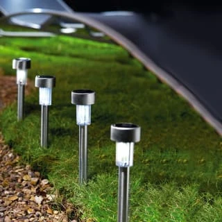Eveready Mini Solar Lighting Posts 8pk - Colour Changing 3 Eveready Mini Solar Lighting Posts 8pk - Colour Changing