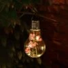 Floral Solar Hanging Bulbs - Pink Flower 1 Floral Solar Hanging Bulbs - Pink Flower -Outdoor Garden Store 366424 floral solar hanging bulbs pink flower