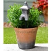 B&M Garden Plant Pot Stick - Pagoda -Outdoor Garden Store 366585 garden pot sticks pagoda