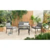 B&M Sorrento Sofa Set 4pc 1 B&M Sorrento Sofa Set 4pc -Outdoor Garden Store 366638 379443 sorrento 4 piece sofa set 2