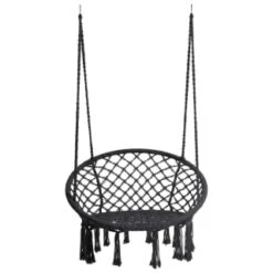 B&M Vancouver Hanging Chair - Black 7 B&M Vancouver Hanging Chair - Black -Outdoor Garden Store 366698 vancouver black hanging chair 31