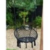 B&M Vancouver Hanging Chair - Black -Outdoor Garden Store 366698 vancouver hanging chair black 2