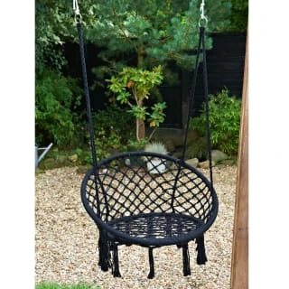B&M Vancouver Hanging Chair - Black 3 B&M Vancouver Hanging Chair - Black