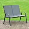 Dakota Stacking Bench - Grey -Outdoor Garden Store 366707 dakota grey stacking bench1