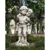 B&M Boy & Girl Statue - Large -Outdoor Garden Store 367058 boy carrying girl statue large1