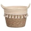 B&M Natural Basket Planter With Fringing 1 B&M Natural Basket Planter With Fringing -Outdoor Garden Store 379209 island paradise natural basket planter with fringing