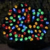 Eveready Solar Powered LED String Lights 80pk - Multicolour -Outdoor Garden Store 379213 eveready solar powered string lights 80 multi colour leds