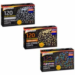 Eveready Solar Powered LED String Lights 120pk - Warm White 7 Eveready Solar Powered LED String Lights 120pk - Warm White -Outdoor Garden Store 379216 379217 379218 120pk eveready led string lights main