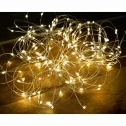 Solar Powered Micro LED Lights 200pk - Warm White -Outdoor Garden Store 379225 200 solar powered micro led string lights warm white 2