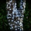 Solar Powered Micro LED Lights 200pk - Cool White 1 Solar Powered Micro LED Lights 200pk - Cool White -Outdoor Garden Store 379228 200 solar powered micro led string lights cool white