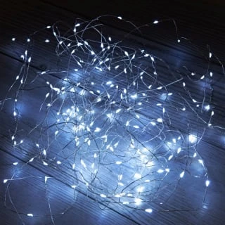 Solar Powered Micro LED Lights 200pk - Cool White 4 Solar Powered Micro LED Lights 200pk - Cool White - Image 2