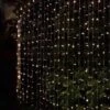 Solar Powered LED Curtain 180cm - 266 Cool White Lights -Outdoor Garden Store 379242 180cm x 180cm solar powered led curtain 266 cool white leds