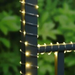 Solar Powered 10m Micro LED Rope Light - Warm White 7 Solar Powered 10m Micro LED Rope Light - Warm White -Outdoor Garden Store 379267 10m tube string light 100 warm white leds