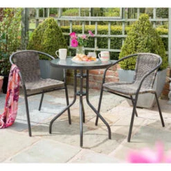 Valencia Armchair Bistro Set 3pc