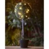 Solar Powered Topiary Tree - White LED 70cm -Outdoor Garden Store 379348 70cm solar powered topiary tree 30 cool white leds 4