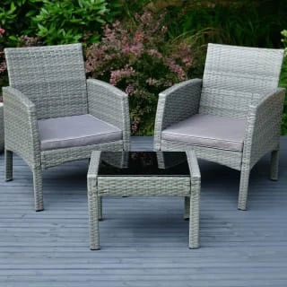 Sorrento Armchair Bistro Set 3pc 3 Sorrento Armchair Bistro Set 3pc