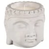 B&M Tranquil Garden Buddha Head Candle -Outdoor Garden Store 379515 tranqul garden buddha head candle